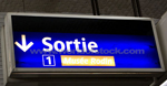 Paris Metro Sortie Sign